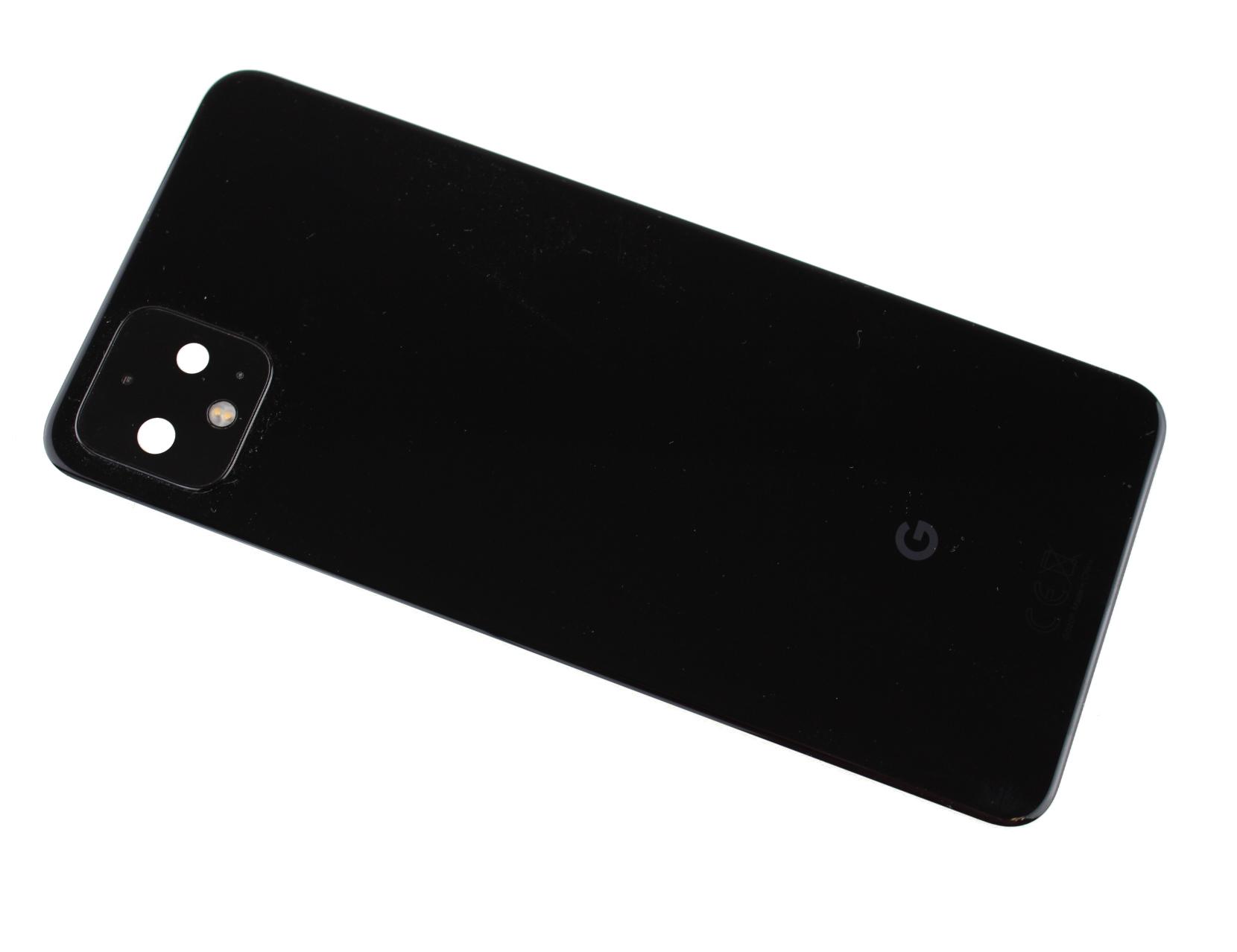 Original battery cover Google Pixel 4 XL (G020P) black disassembly