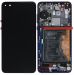 02353PJJ - ORYGINALNY Wyświetlacz LCD + ekran dotykowy i bateria Huawei P40 Pro - niebieski