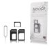 11132 - ADAPTER KARTY SIM(nano/microSIM) NOOSY czarny+kluc