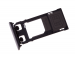 1302-4830 - Szufladka karty Sony F5121 Xperia X - czarna (oryginalna)