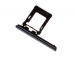 1307-9908 - Szufladka karty Sony G8142 Xperia XZ Premium Dual SIM - czarna (oryginalna)
