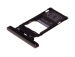 1310-5757 - Szufladka karty SIM Sony H8266, H8296 Xperia XZ2 Dual SIM - czarna (oryginalna)