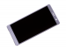 1313-0917 - Obudowa przednia z ekranem dotykowym i wyświetlaczem Sony H8314 Xperia XZ2 Compact/ H8324 Xperia XZ2 Compact Dual SIM - srebrna (oryginalna)