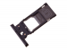 1313-1474 - Szufladka karty Sony H9436, H9493 Xperia XZ3 Dual SIM - czarna (oryginalna)