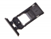 1319-9387 - Szufladka karty SIM Sony J9210, J9260 Xperia 5 Dual SIM - czarna (oryginalna)