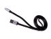 20697 - KABEL LIGHTNING HEDO IPHONE 5/ 5S/ 6/ 6S/ 7/ 8 CERTYFIKAT MFI - CZARNY (ORYGINALNY)
