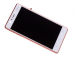 20NE1RW0003 - Obudowa przednia z ekranem dotykowym i wyświetlaczem Nokia 3/ Nokia 3 Dual SIM - copper (oryginalna)