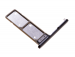306J24Q0800 - Szufladka karty Dual Sony H3212, H3223, H4213, H4223 Xperia XA2 Ultra - czarna (oryginalna)