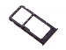51661HCM, 51661HCT - Oryginalna Szufladka karty SIM Huawei P Smart - czarna