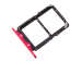 51661KYX - Oryginalna Szufladka karty SIM i SD Huawei Honor View 20 - czerwona
