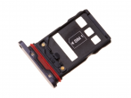 51661LGC - Oryginalna Szufladka karty SIM i SD Huawei P30 Pro - czarna