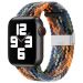 77687-uniw - Strap Fabric opaska do Apple Watch 7 / 6 / SE / 5 / 4 / 3 / 2 (41mm / 40mm / 38mm) pleciony materiałowy pasek bransoletka do zegarka wielokolorowy (6)