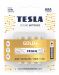 Alkaline batteries TESLA AAA/LR03/1,5V 4pcs GOLD+