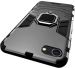Armored case holder ring iPhone Xr black