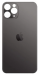 Battery cover iPhone 11 Pro with bigger hole for camera - black