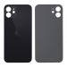 Battery cover iPhone 12 mini with bigger hole for camera glass - black