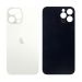 Battery cover iPhone 12 Pro Max with bigger hole for camera glass - silver