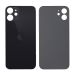 Battery cover iPhone 12 with bigger hole for camera glass - black