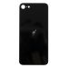 Battery cover iPhone SE 2020 with bigger hole for camera glass - black