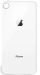Battery cover iPhone XR with bigger hole for camera - white