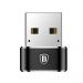 CAAOTG-01 - Baseus adapter przejściówka ze złącza USB Type-C na USB czarny (CAAOTG-01)