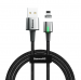 CALXC-A01 - Kabel magnetyczny baseus iphone lightning 1m 2.4 a czarny CALXC-A01