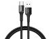 CATGH-C01 - Kabel Baseus USB TYP C 2A 2M Halo Data LED czarny ( CATGH-C01 )