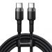 CATKLF-ALG1 - Baseus Cafule Cable Nylon Braided Wire USB Typ C PD Power Delivery 2.0 100W 20V 5A 2m gray (CATKLF-ALG1)