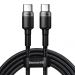 CATKLF-ALG1 - Baseus Cafule nylonowy kabel przewód USB Typ C Power Delivery 2.0 100W 20V 5A 2m szary (CATKLF-ALG1)
