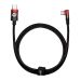 CAVP000620 - Baseus MVP Elbow kątowy kabel przewód Power Delivery z bocznym wtykiem USB Typ C / USB Typ C 1 m 100W 5A czerwony (CAVP000620)