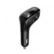 CCF40-A01 - Baseus F40 transmiter FM audio Bluetooth port AUX ładowarka samochodowa 2x USB 15W 2A czarny (CCF40-...