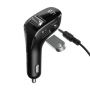 CCF40-A01 - Baseus F40 transmiter FM audio Bluetooth port AUX ładowarka samochodowa 2x USB 15W 2A czarny (CCF40-A01)
