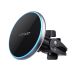 D3 black - Acefast Qi Wireless Car Charger with MagSafe 15W Magnetic Phone Holder on the Ventilation Grille Black