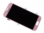 GH97-19732D - Ekran dotykowy z wyświetlaczem LCD Samsung SM-A320F Galaxy A3 (2017) - różowy (oryginalny)