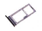 GH98-42575A - Szufladka karty SIM i SD Samsung SM-G965F/DS Galaxy S9 Plus Dual SIM - czarna (oryginalna)
