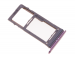 GH98-42638B - Szufladka karty SIM i SD Samsung SM-G960 Galaxy S9 - fioletowa (Lilac purple) (oryginalna)