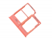 GH98-44377D - Szufladka karty SIM Samsung SM-A202 Galaxy A20e - coral (oryginalna)
