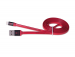 H-CLL1RR01 - Kabel lightning HEDO iPhone 5/ 5s/ 6/ 6s/ 7/ 8 certyfikat MFi - czerwony (oryginalny)
