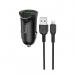 HOCO Car Charger Z39 18W 2x USB3.0 + Cable Lightning - black