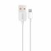 Kabel VIDVIE CB443-2 USB/Micro 2m biały