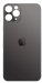 Klapka baterii iPhone 11 Pro Max z powiększonym otworem na kamerę - czarna
