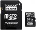 M1AA-0640R12 - Karta pamięci Goodram micro SDHC 64GB + adapter