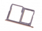 MBN64704631 - Szufladka karty nanoSIM i microSD LG M320 X Power 2 - złota (oryginalna)