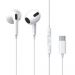 NGCR010002 - Baseus encok c17 in-ear wired headphones with usb type c microphone white (NGCR010002)