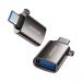 S-H151 - Joyroom adapter przejściówka USB 3.2 Gen 1 (męski) - USB Typ C (żeński) czarny (S-H151 Black)