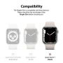 S58884RS - Ringke Slim Watch Case zestaw 2x etui na zegarem smartwatch Watch 7 45mm przezroczysty + czarny