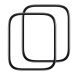 SGWJ010101 - Baseus Szkło hartowane 44mm do Apple Watch 4/5/6/SE (2szt)
