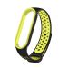 Silikonowa opaska pasek do Xiaomi Mi Band 5 Dots czarno-zielony