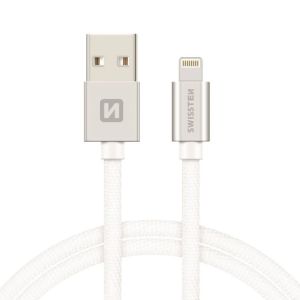 71526203 - SWISSTEN KABEL/ PRZEWÓD MFI USB-C / LIGHTNING MFi 1.2 M SREBRNY