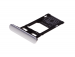 U50039991, 1304-9104 - Szufladka karty Sony F8331 Xperia XZ - srebrna (oryginalna)